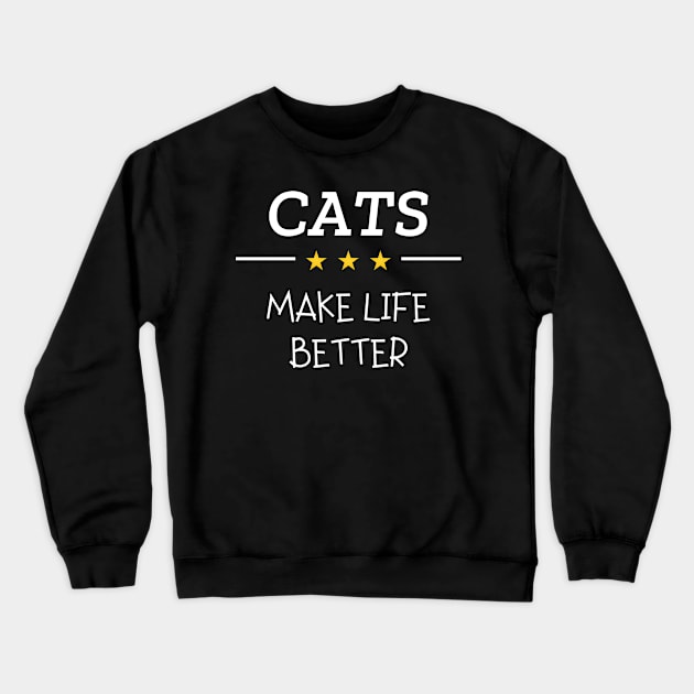 Cats Lover Crewneck Sweatshirt by Mdath